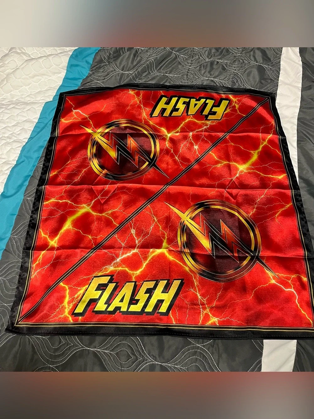 DC The Flash Lightning Bolt Bandana & Scarf